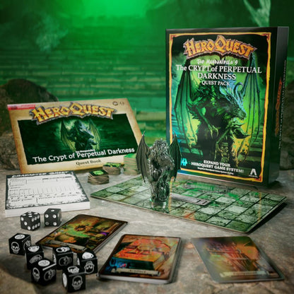 HeroQuest - Joe Manganeiello's - The Crypt of Darkness - Quest Pack Expansion - Avalon Hill