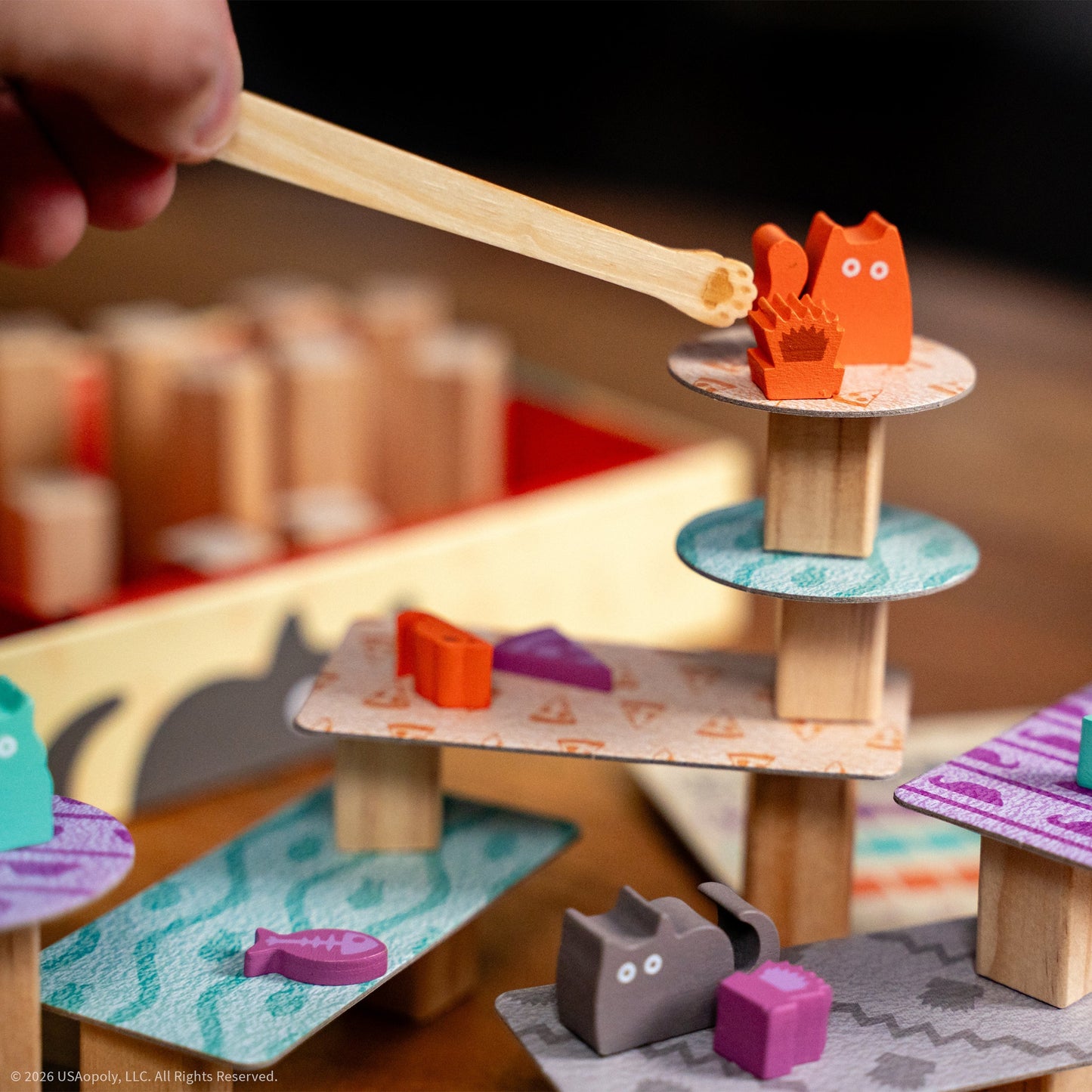 Cats Knocking Things off Ledges - A Mischief and Balance Board Game - The OP Games
