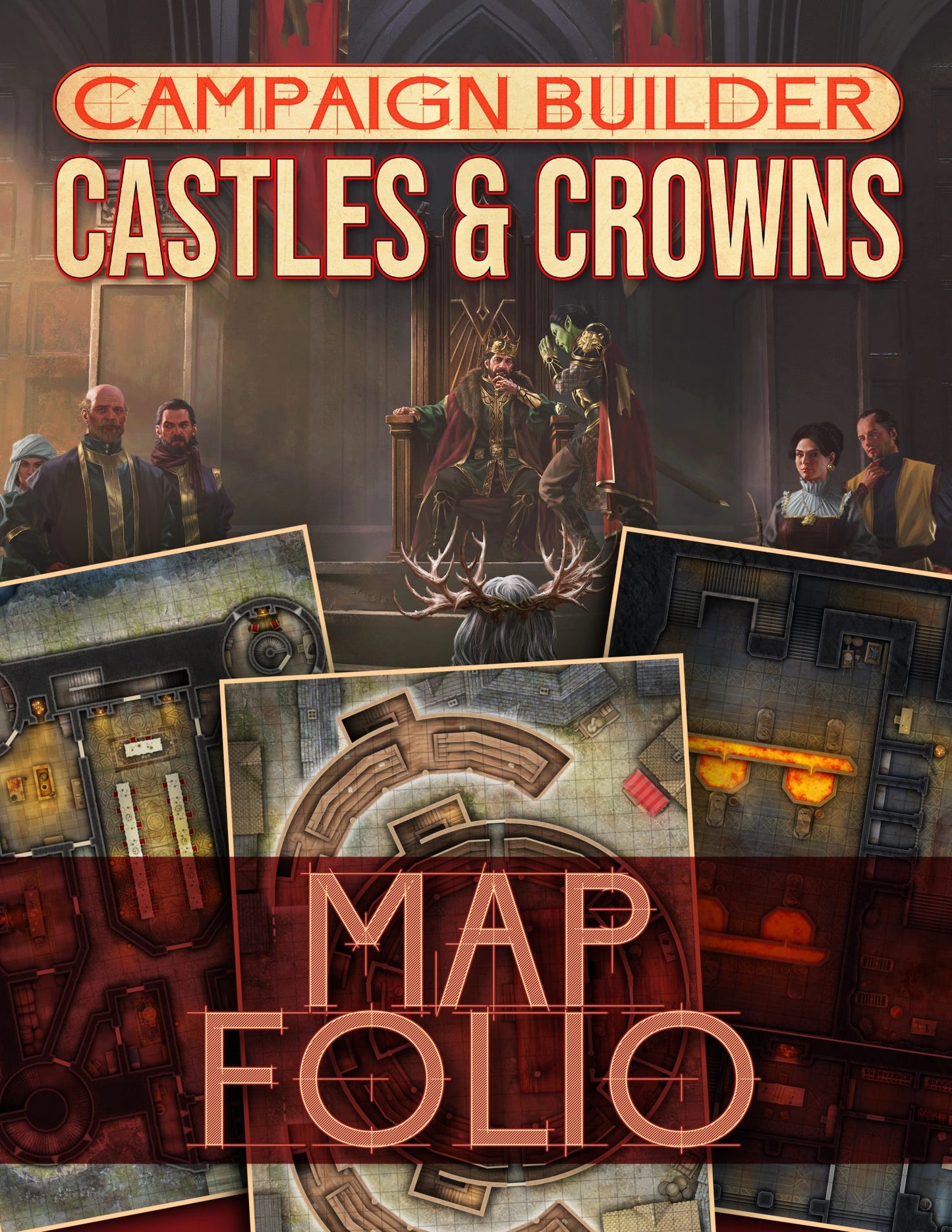 Tales of the Valiant - RPG Campaign Builder Castles & Crowns Map Folio
