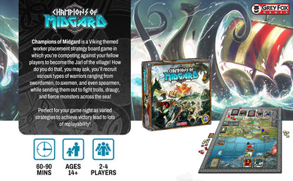 Champions of Midgard - A Board Game of Viking Heroes - Grey Fox Games