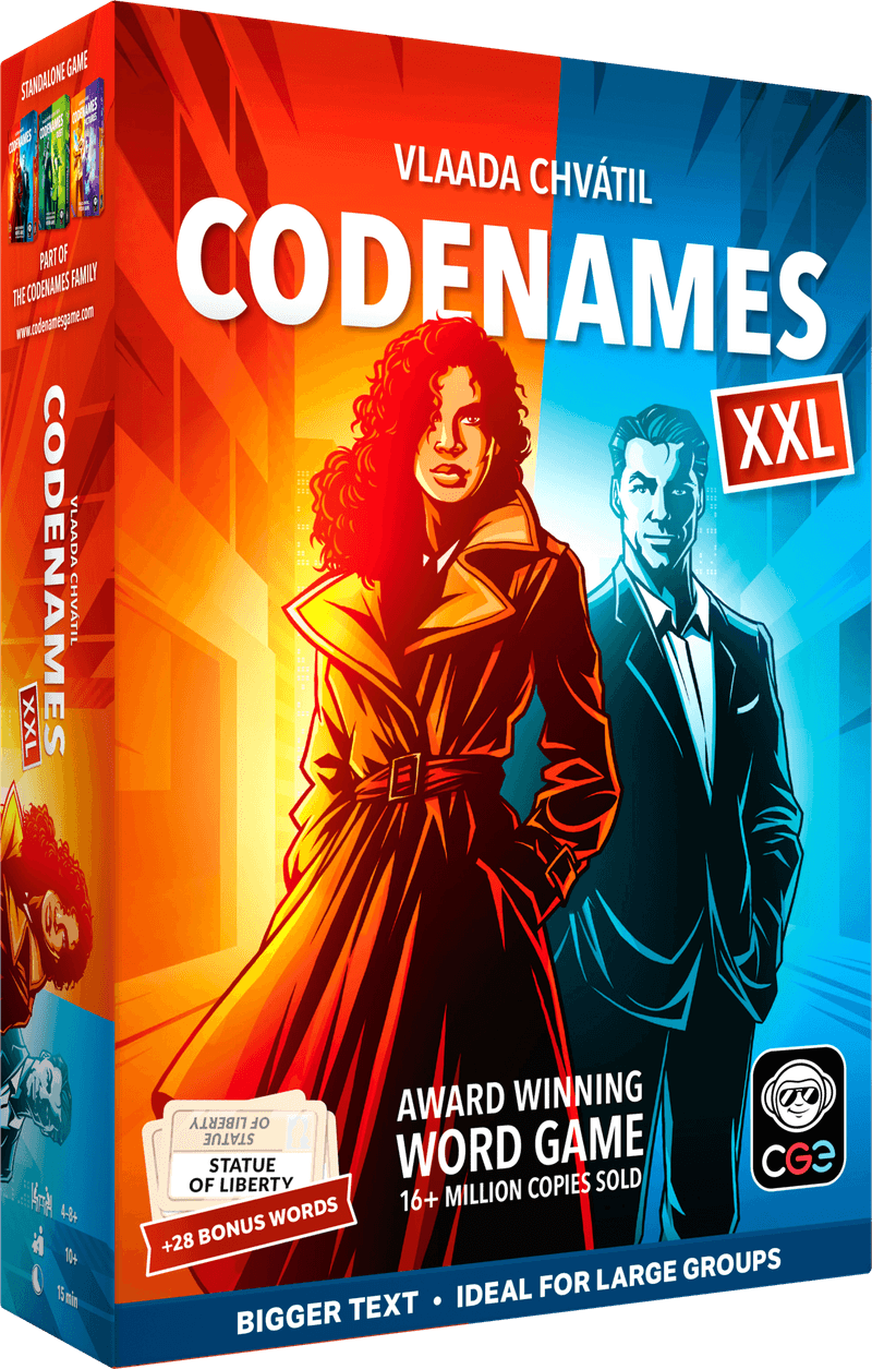 Codenames XXL 2nd Edition/2.0 (2025) - An XXL Super Spy Party Game - Czech Game Editions