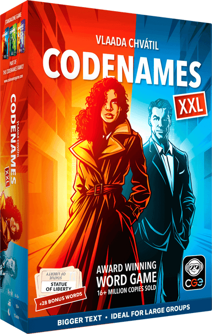 Codenames XXL 2nd Edition/2.0 (2025) - An XXL Super Spy Party Game - Czech Game Editions