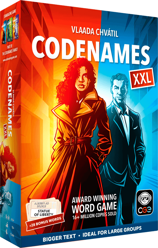 Codenames XXL 2nd Edition/2.0 (2025) - An XXL Super Spy Party Game - Czech Game Editions