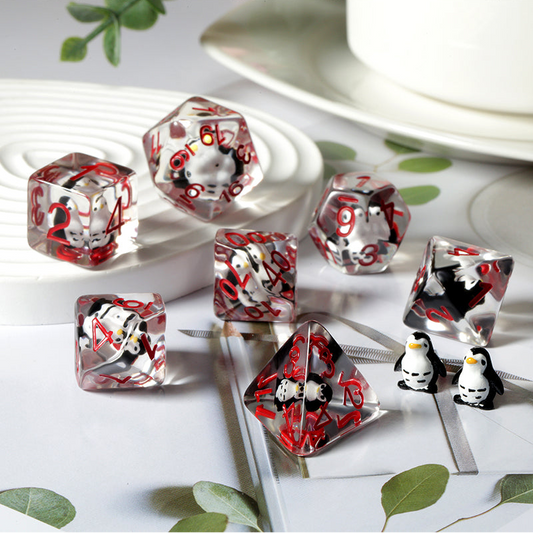 Resin Dice Set (7pcs) [Penguin]
