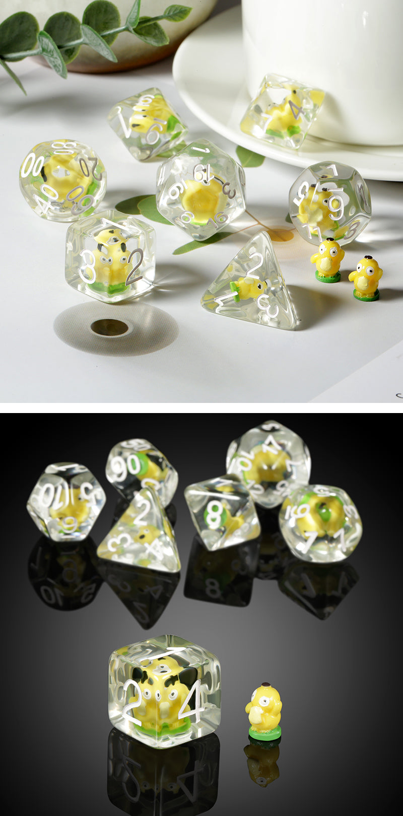 Resin Dice Set (7pcs) [Platypus] - Dice Habit