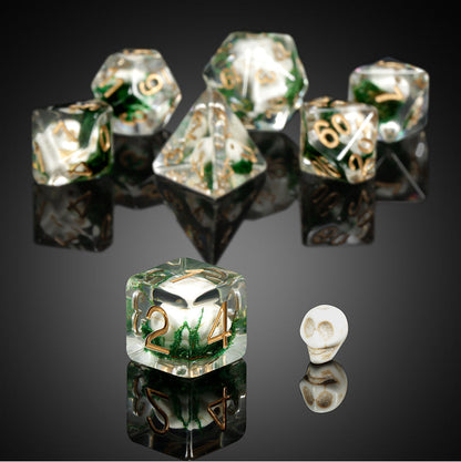 Resin Dice Set (7pcs) [Skull]