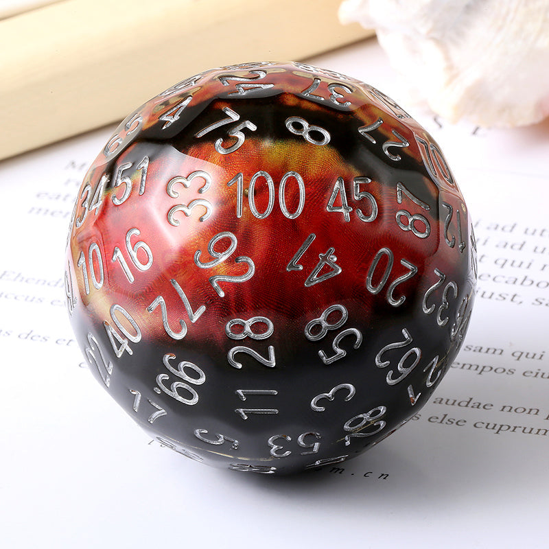 D100 Dice (Dragon Eye) [Red]