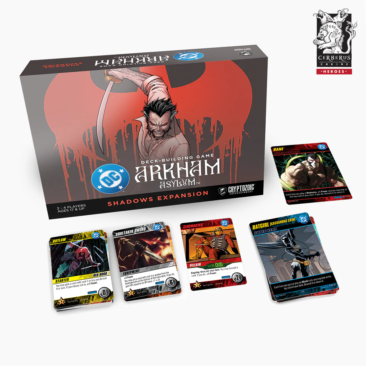DC Comics Deck Building Game - Arkham Asylum Shadows Expansion - Cryptozoic Entertainment