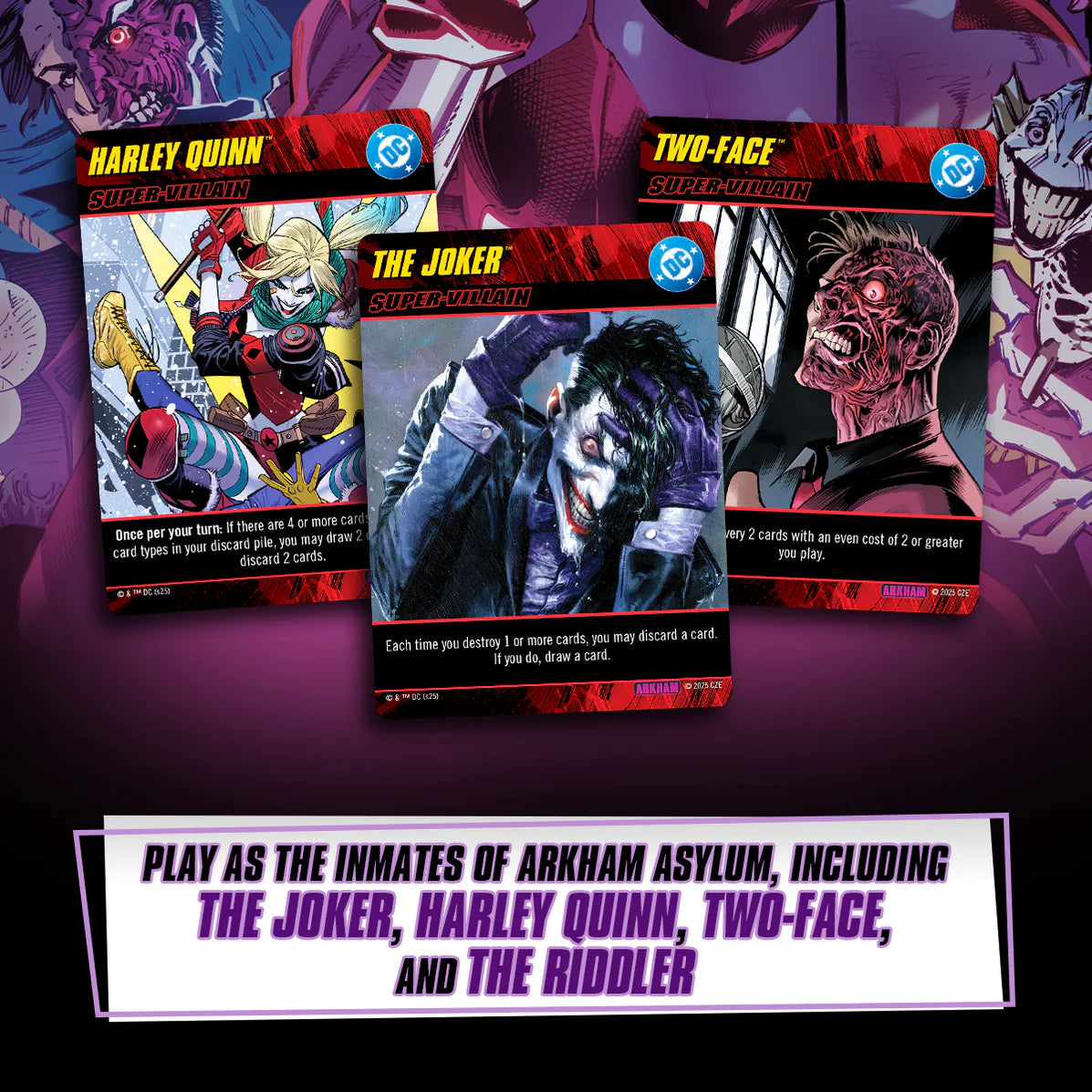 DC Comics Deck Building Game - Arkham Asylum Core Set - Cryptozoic Entertainment