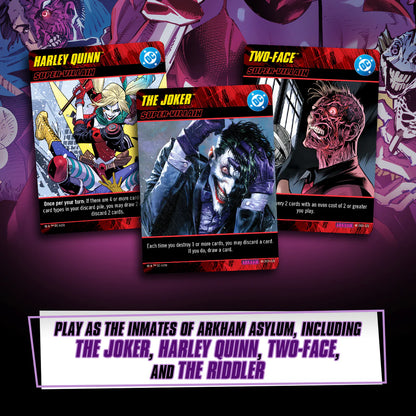 DC Comics Deck Building Game - Arkham Asylum Core Set - Cryptozoic Entertainment