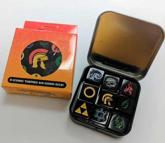 Iconic dice - 9X Iconic Themed D6 Dice - Legion Supplies