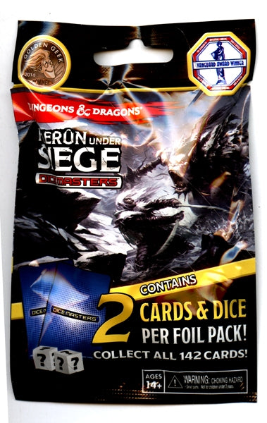 Dicemasters - Dungeons and Dragons - Faerun Under Siege - Single Booster Foil Pack