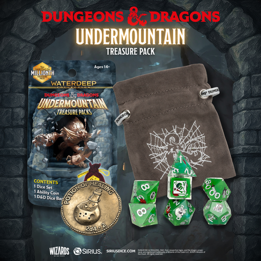 Dungeons & Dragons: Undermountain Treasure Blind Packs - Sirius Dice