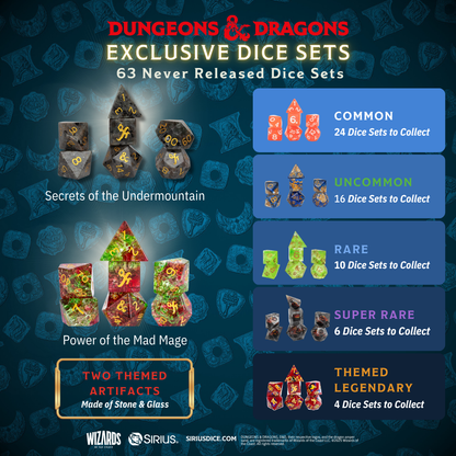 Dungeons & Dragons: Undermountain Treasure Blind Packs - Sirius Dice
