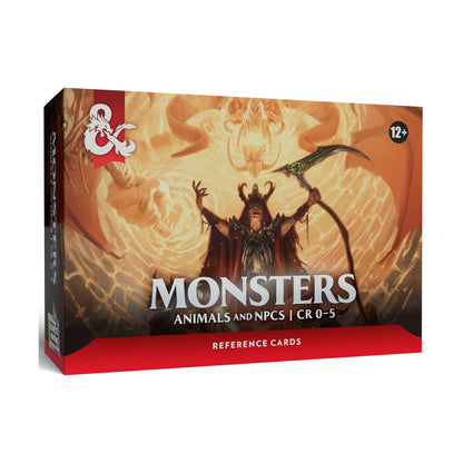 Dungeons & Dragons Reference Cards - Trove Monsters (Animals and NPCs // CR 0-5)