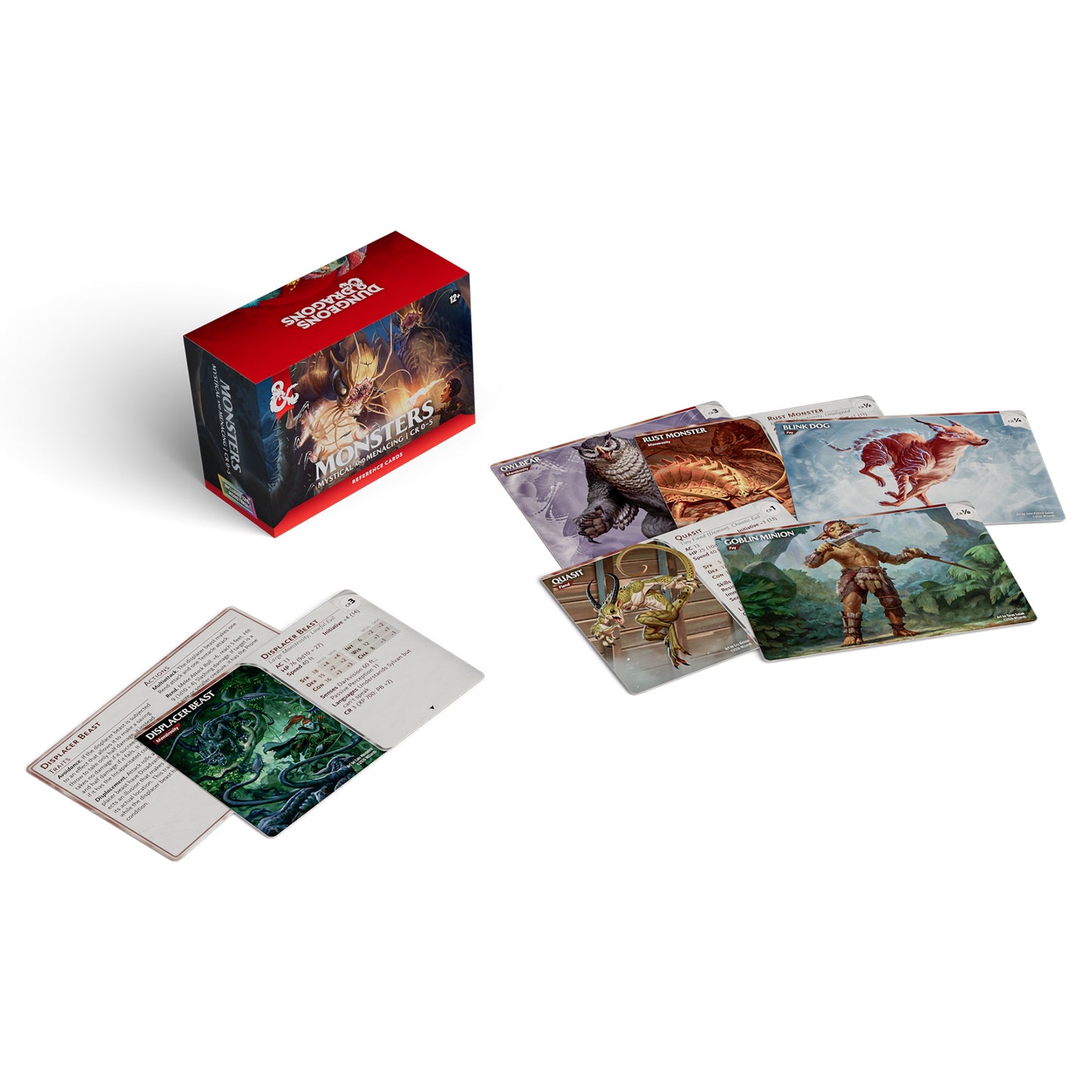 Dungeons & Dragons Reference Cards - Trove Monsters (Mystical and Menacing // CR 0-5)