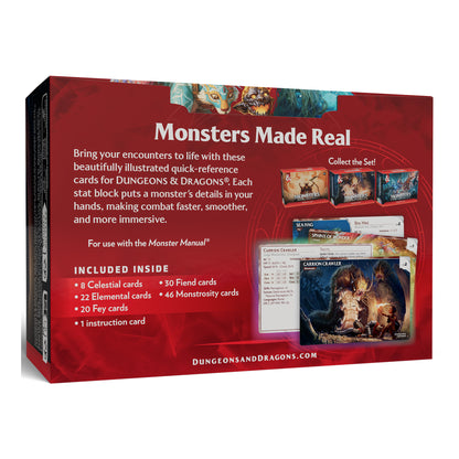 Dungeons & Dragons Reference Cards - Trove Monsters (Mystical and Menacing // CR 0-5)