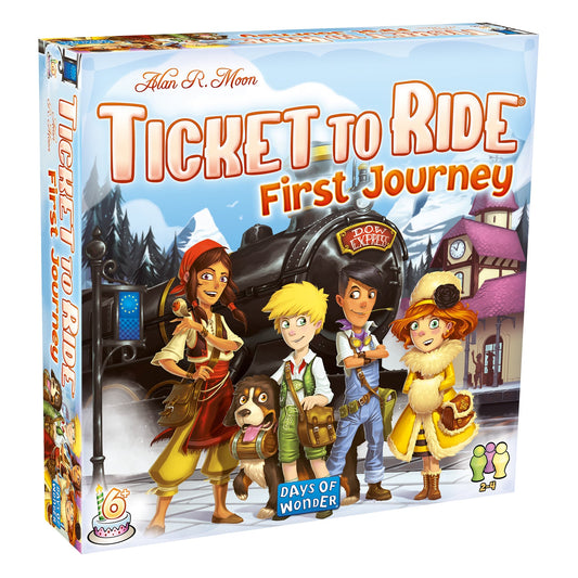 Ticket To Ride - First Journey - Europe Map  - Board Game - Days of Wonder