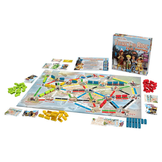 Ticket To Ride - First Journey - Europe Map  - Board Game - Days of Wonder