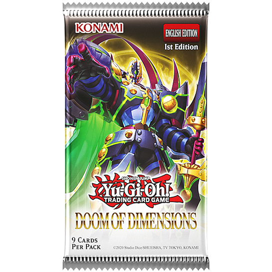 Yu-Gi-Oh! TCG: Doom of Dimensions Booster Pack - Konami