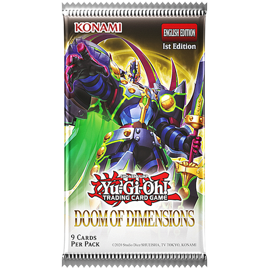 Yu-Gi-Oh! TCG: Doom of Dimensions Booster Pack - Konami