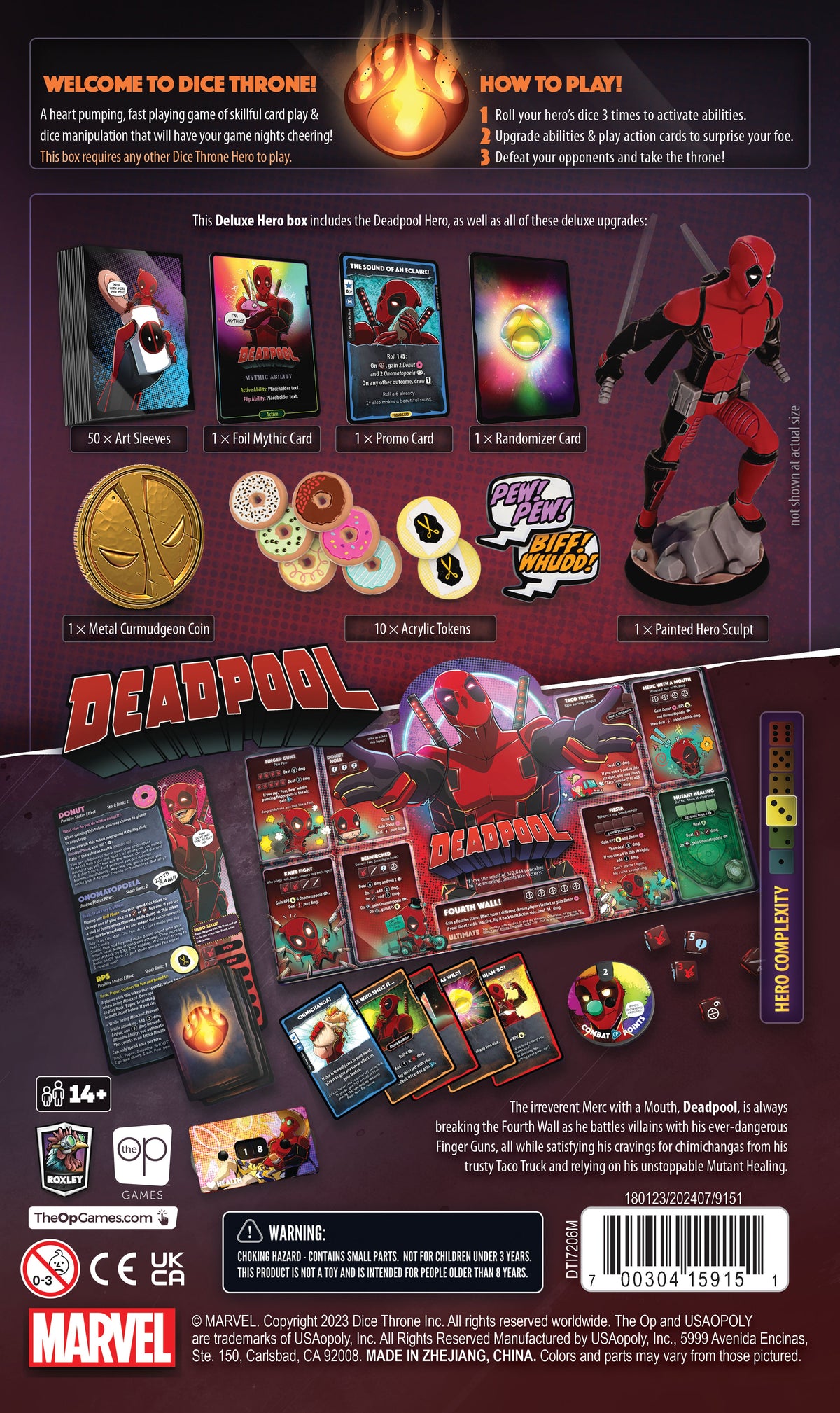 Dice Throne - Marvel - Deadpool