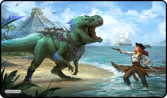 Playmat: Dinosaur vs Pirate - GameArt - GameHead
