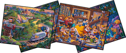Disney Dowdle - Cinderella, Dumbo, Snow White, The Little Mermaid 500 x 4 Puzzle