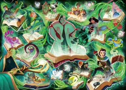 Adult Puzzle 1000 pieces - Disney Lorcana TCG - Glimmers of the Realm: Emerald