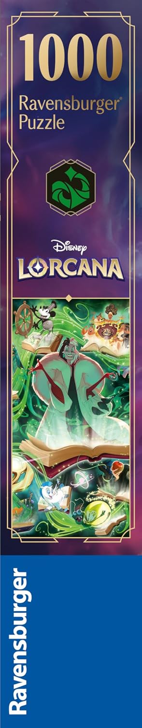 Adult Puzzle 1000 pieces - Disney Lorcana TCG - Glimmers of the Realm: Emerald