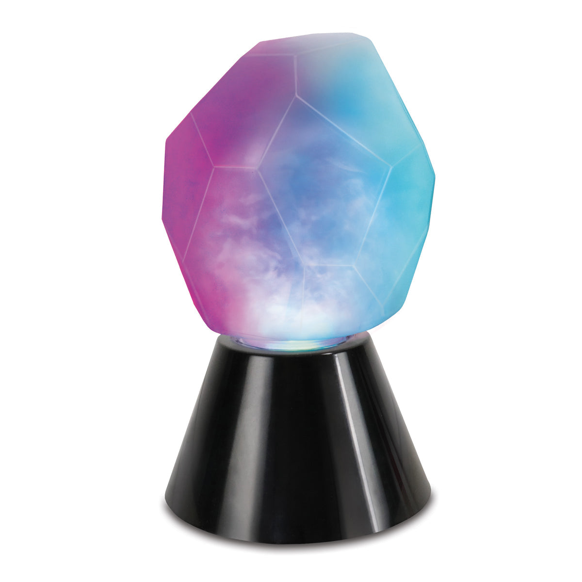 Tabletop Crystal Lamp - Crystal Light with Swirling RGB Lighting - Enhance Gaming