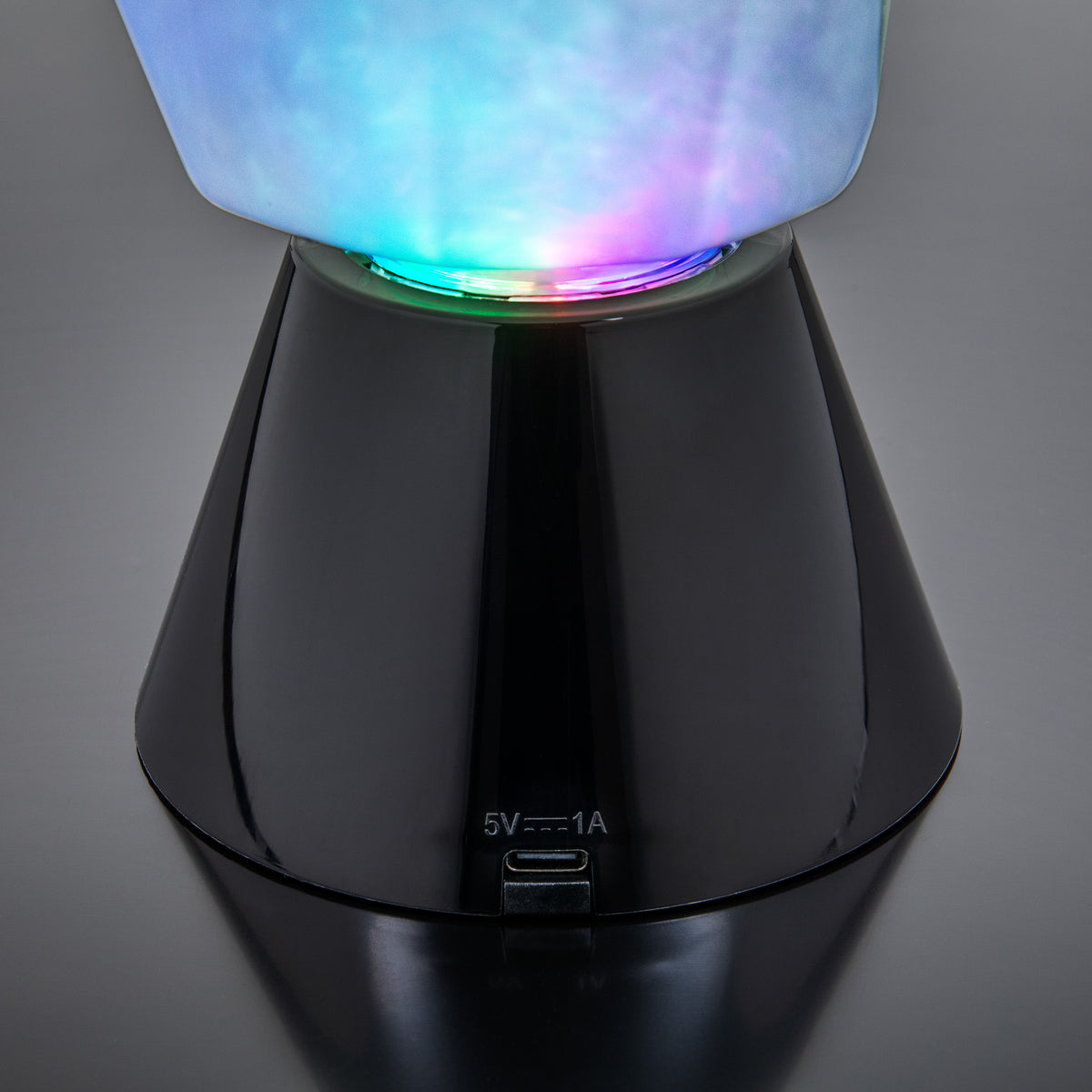 Tabletop Crystal Lamp - Crystal Light with Swirling RGB Lighting - Enhance Gaming