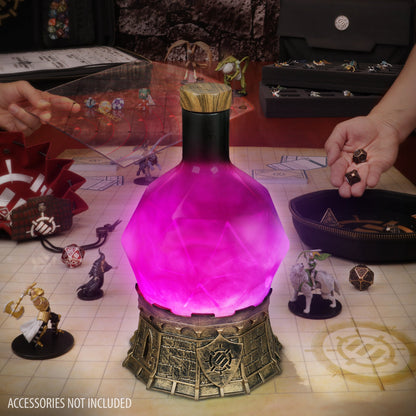 Gaming Sorcerer's Potion Light with Swirling Mystical Brew - Enhance Gaming