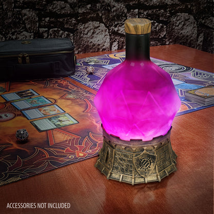 Gaming Sorcerer's Potion Light with Swirling Mystical Brew - Enhance Gaming