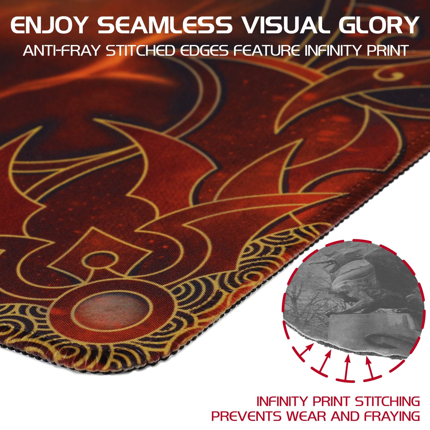 Accessory Power - Enhance Playmat - Orange Flames
