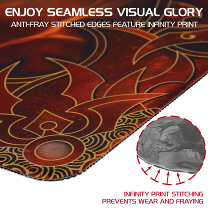 Accessory Power - Enhance Playmat - Orange Flames