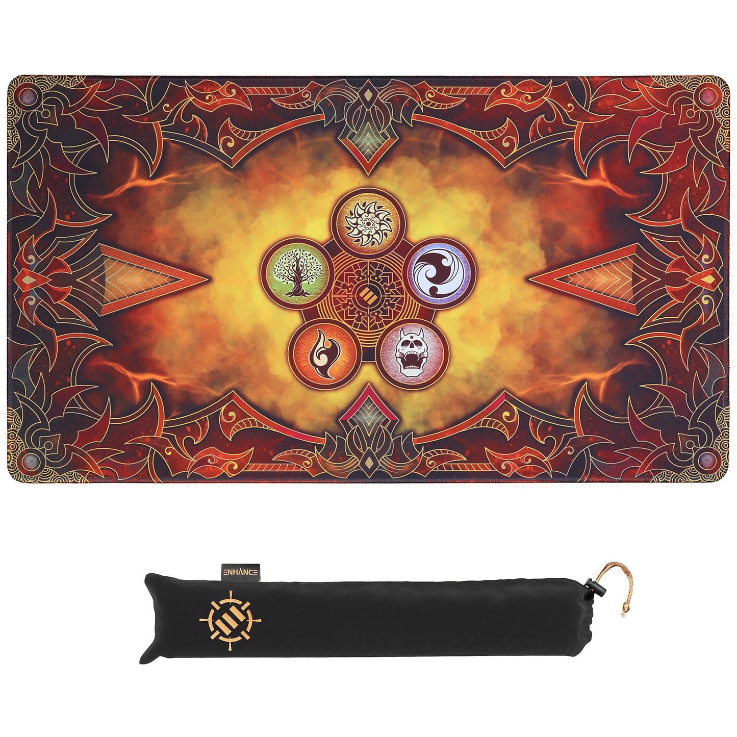 Accessory Power - Enhance Playmat - Orange Flames