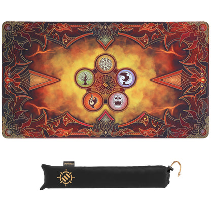 Accessory Power - Enhance Playmat - Orange Flames