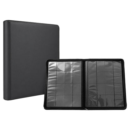 Binder: Zipper: 16-Pocket: Black