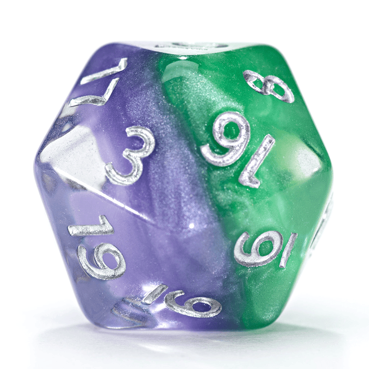 “Joker” Eclipse Dice - Polyhedral 7-Dice Set