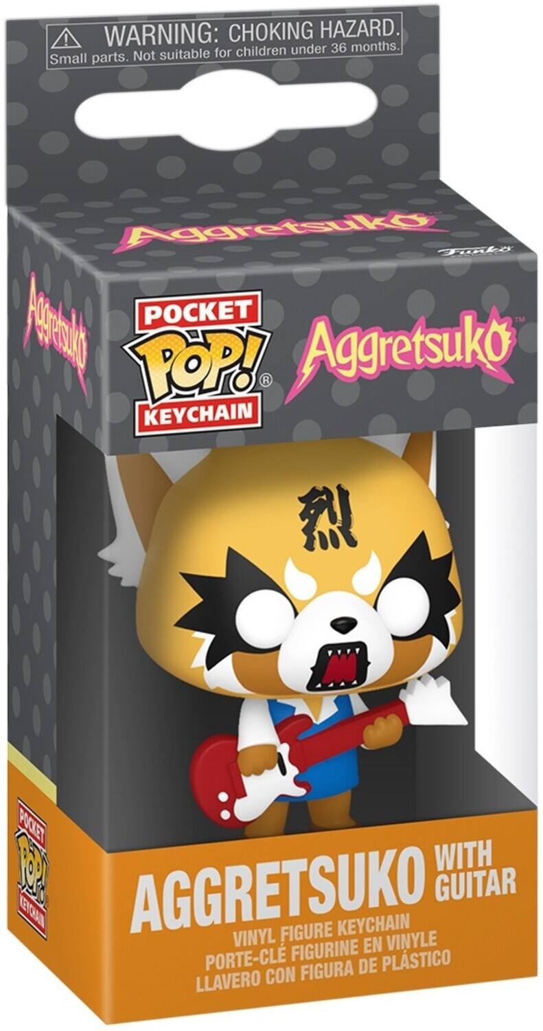 FUNKO POP! Keychain: Sanrio: Aggretsuko with Guitar
