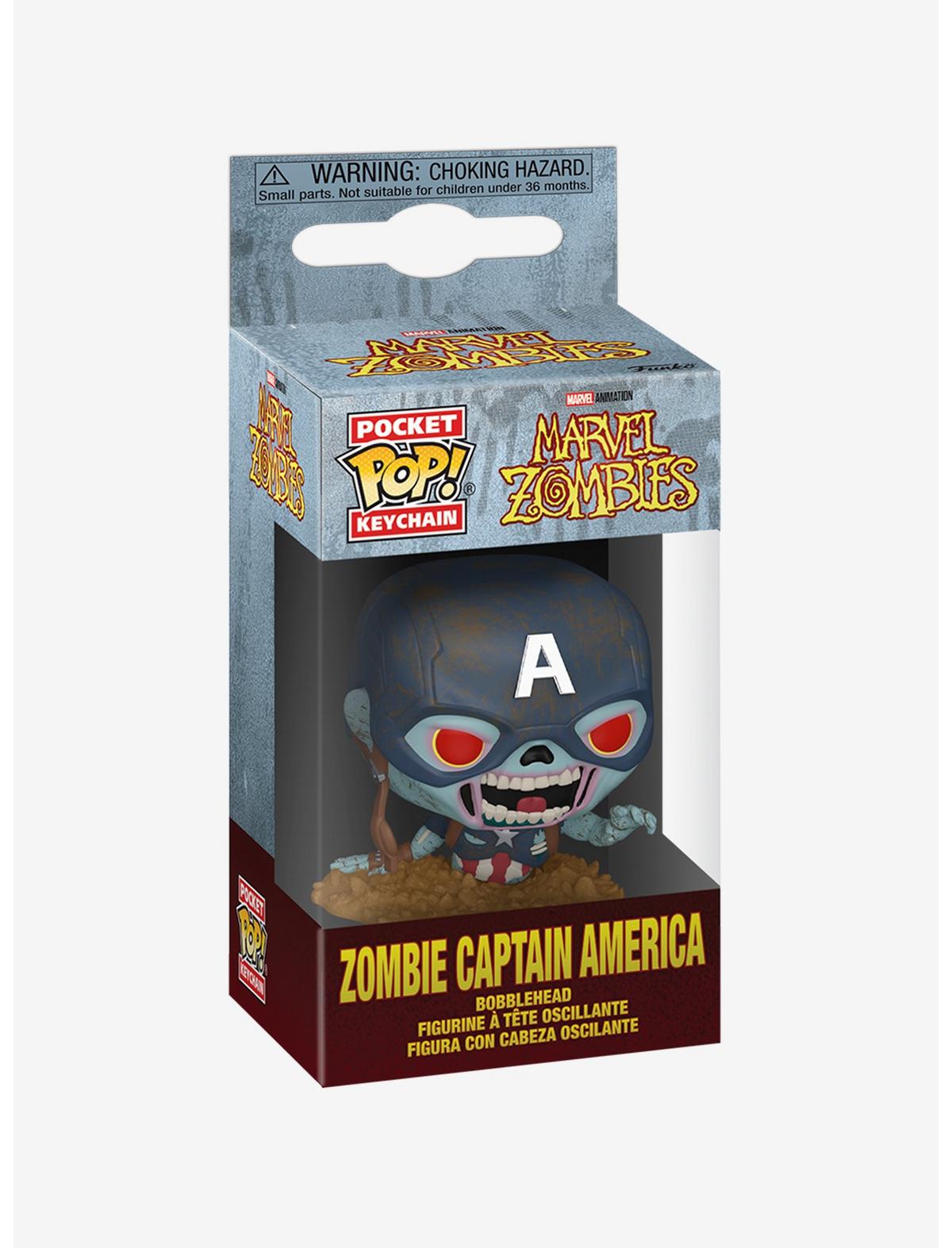Funko POP!  Keychain: Marvel Zombies - Zombie Captain America