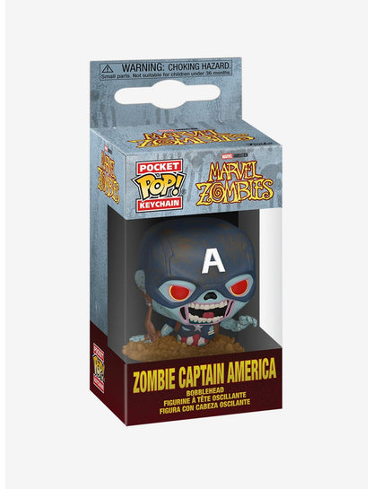 Funko POP!  Keychain: Marvel Zombies - Zombie Captain America