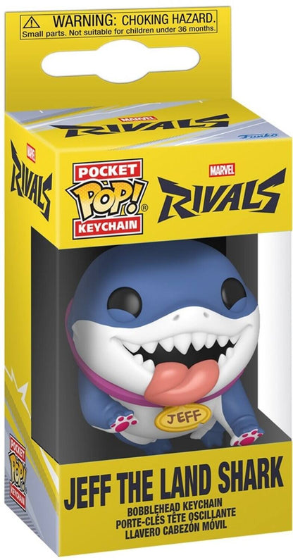 FUNKO POP! KEYCHAIN: Marvel RIVALS: Jeff the Land Shark!