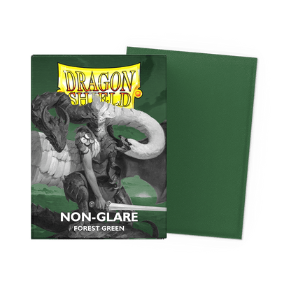 Dragon Shield Card Sleeves - 100 Count - Matte: Non-Glare Forest Green