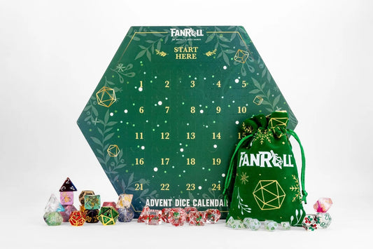 Holiday Dice Advent Calendar 2025 - Fanroll by Metallic Dice Games