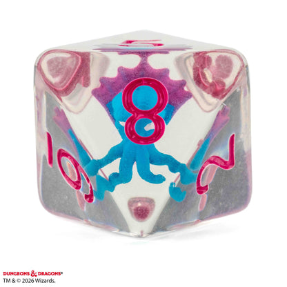 D & D Resin - Mind Flayer Inclusion Dice Set