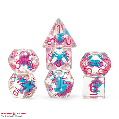 D & D Resin - Mind Flayer Inclusion Dice Set