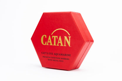 CATAN® Premium Robber Figurine & Solid Metal d6 Dice Set- Various Colors - Fanroll Dice