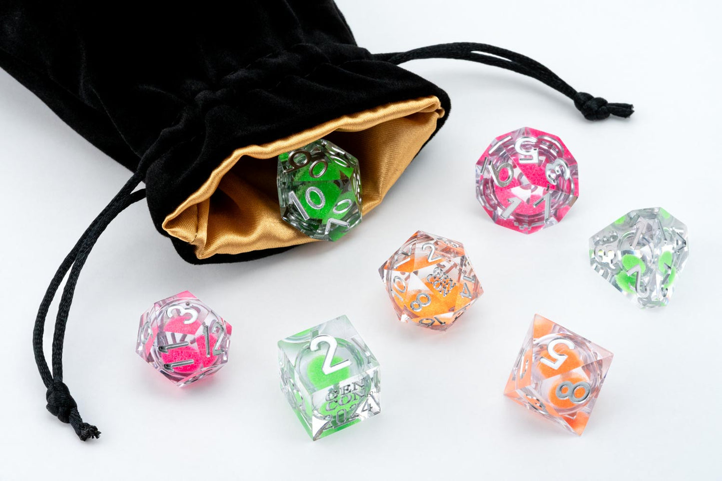 Fanroll Gen Con Dice Series: 7 Polyhedral Dice Set - Fanroll Dice